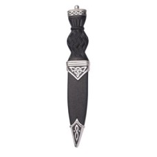 Plain Top Antique Finish Celtic Design Sgian Dubh