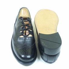 Men's Ghillies Brogues - Leather Upper with Leather Sole