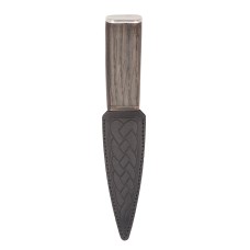 Bog Oak Arisaig Pewter Finish Sgian Dubh