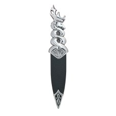 Glenfinnan Polished Pewter Sgian Dubh