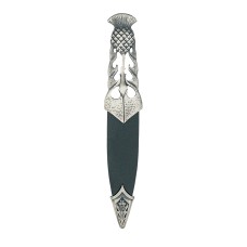 Ryan Thistle Matt Pewter Finish Sgian Dubh