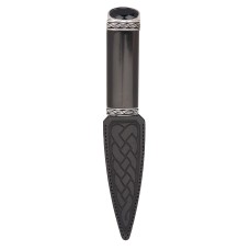 Torridon Blackwood Sgian Dubh With Jet Black Stone Top