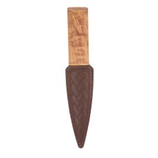 Wild Olive Wood Sgian Dubh
