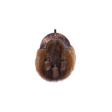 Chocolate Bronze Bulldog Thistle With Brown Chinchilla Fur
