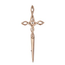 Celtic Knot Copper Kilt Pin