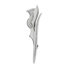 Isla Thistle Polished Kilt Pin