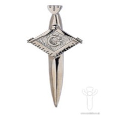 Masonic Kilt Pin, Polished