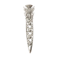 Thistle Weave Kilt Pin